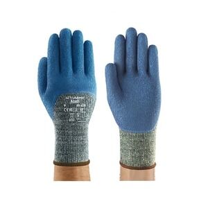 12 Pairs Ansell PowerFlex 80-658 ActivArmr Gloves Size 9 Large Blue Work Safety